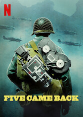 Poster: Five Came Back: Hollywood och andra världskriget