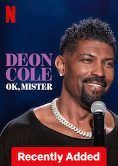Poster: Deon Cole: Ok, Mister